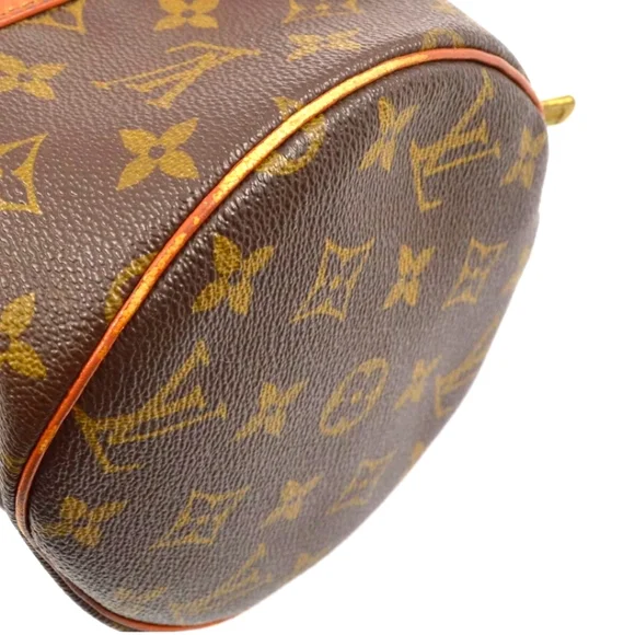 Louis Vuitton PAPILLON 30 Handbag Pouch Monogrammed Canvas